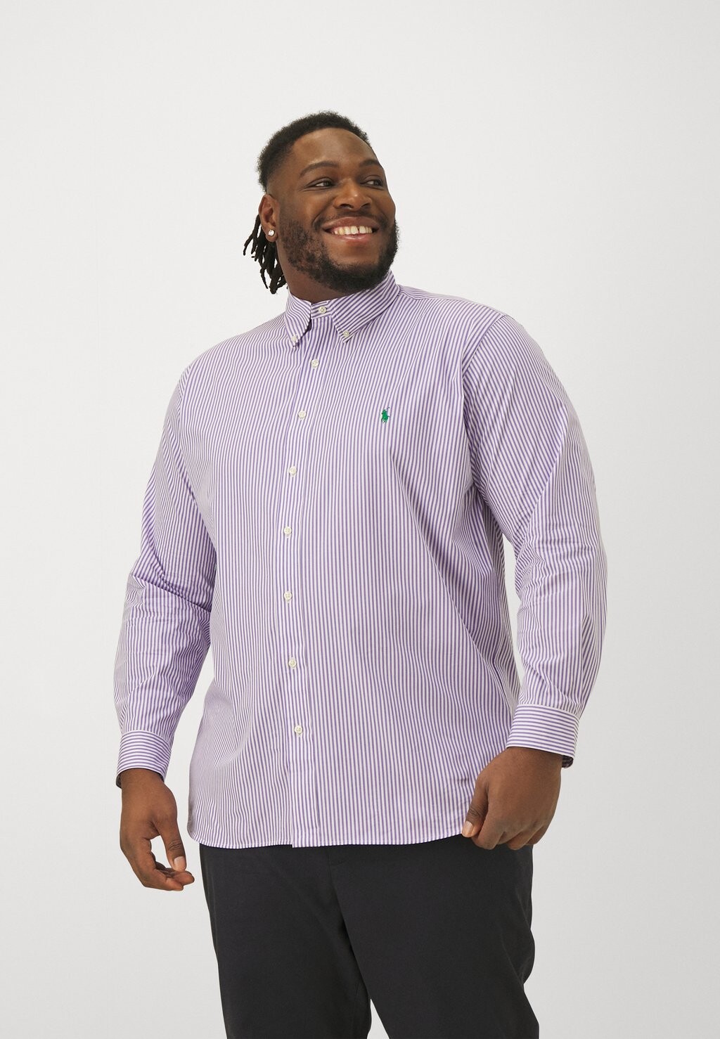 

Рубашка LONG SLEEVE SPORT Polo Ralph Lauren Big & Tall, лавандовый/белый