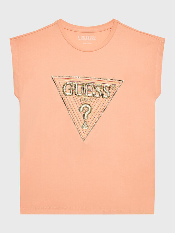 

Футболка свободного покроя Guess, оранжевый