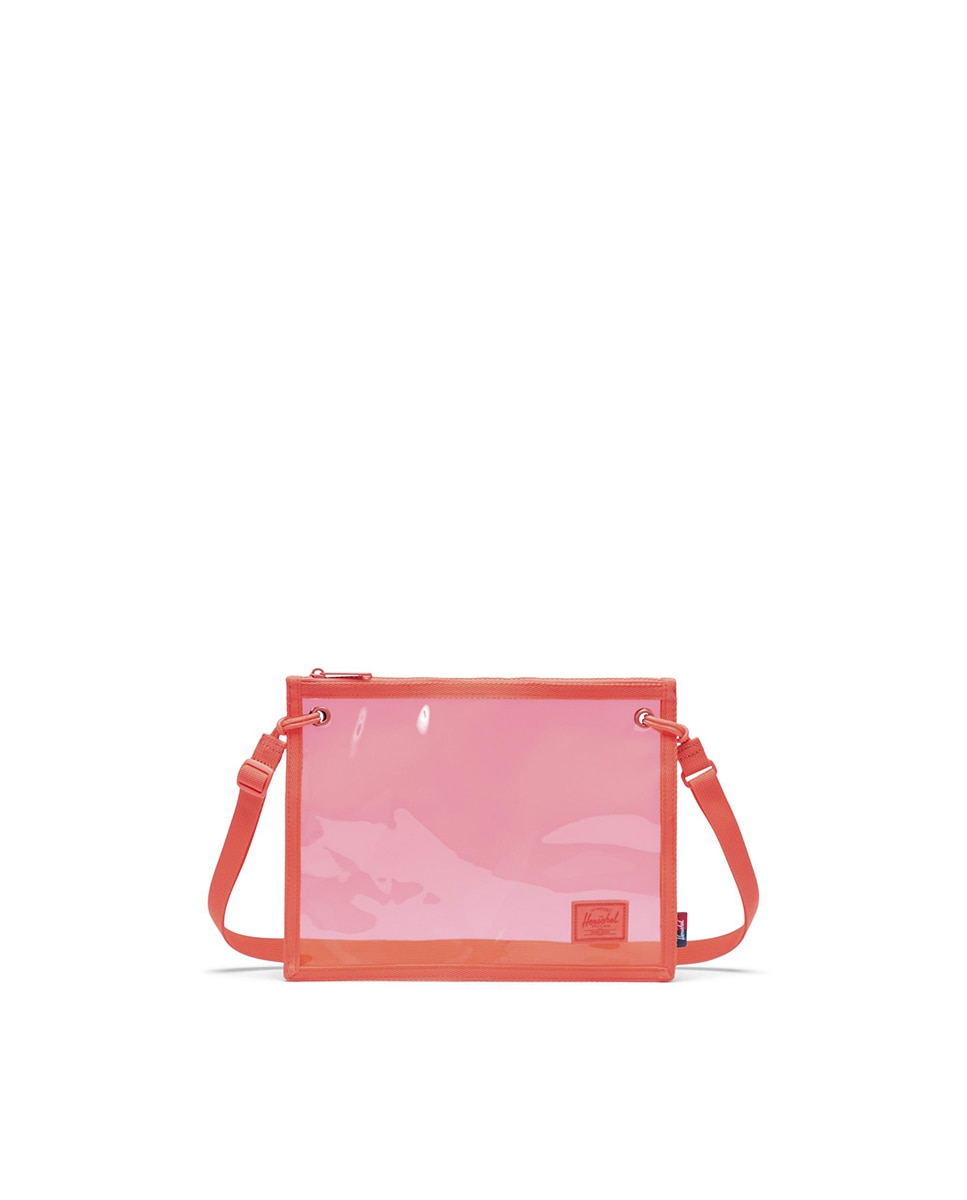 Женская сумка через плечо из ПВХ розового цвета на молнии Herschel, розовый чехол клатч mypads portafoglio magnetico для sharp sh837w