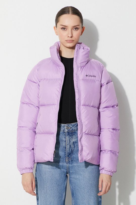 цена Куртка-пуховик Columbia, фиолетовый