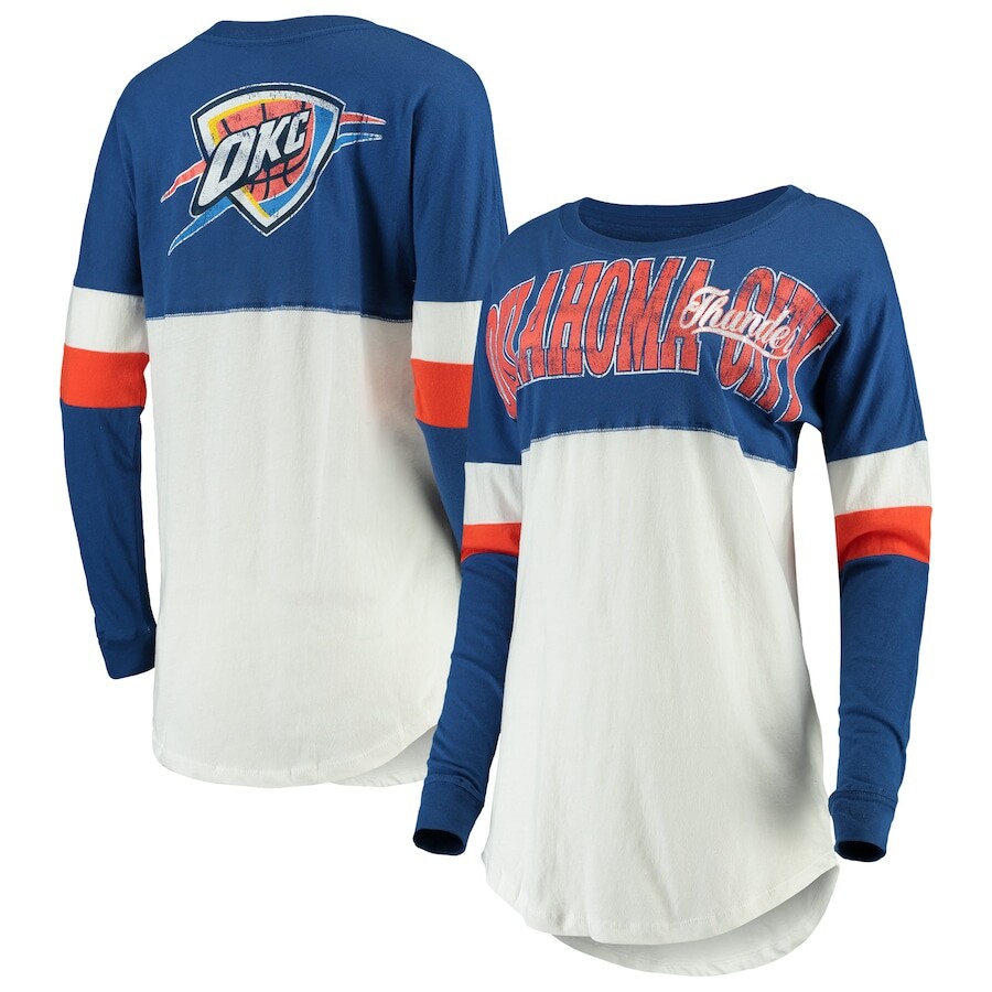 

Футболка с длинным рукавом New Era Oklahoma City Thunder, белый