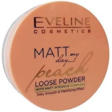 Eveline Cosmetics Matt My Day Рассыпчатая пудра персиково-бежевого цвета