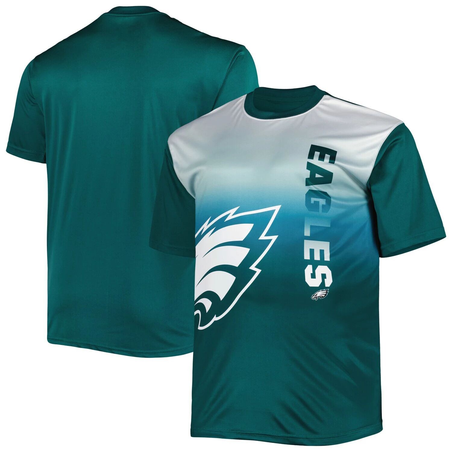 

Мужская зеленая футболка с логотипом Philadelphia Eagles Big & Tall Fanatics, Зеленый