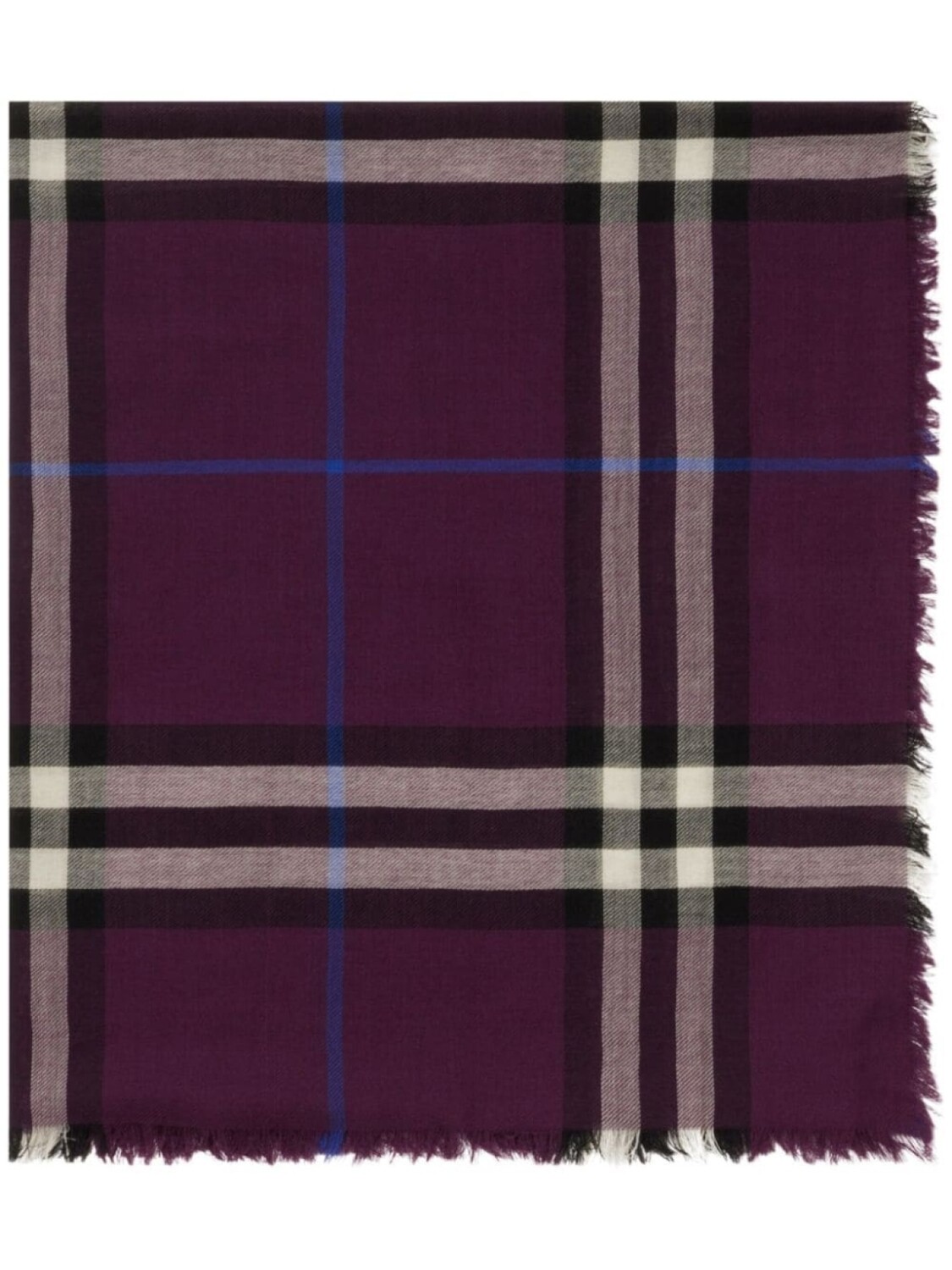 

Burberry клетчатый шерстяной шарф, фиолетовый
