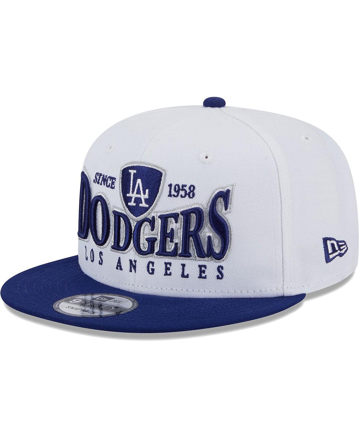 

Мужская бело-королевская кепка Los Angeles Dodgers Crest 9FIFTY Snapback New Era