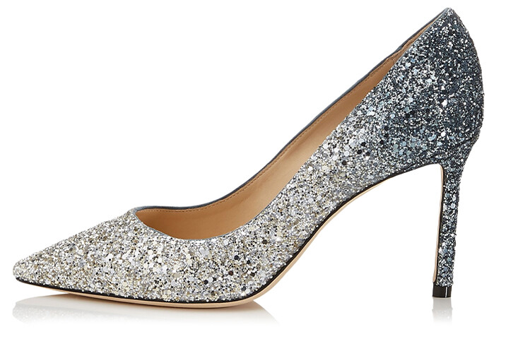 

Jimmy Choo Romy 85 Туфли на высоком каблуке Wmns Серебристый/Синий/Розовый