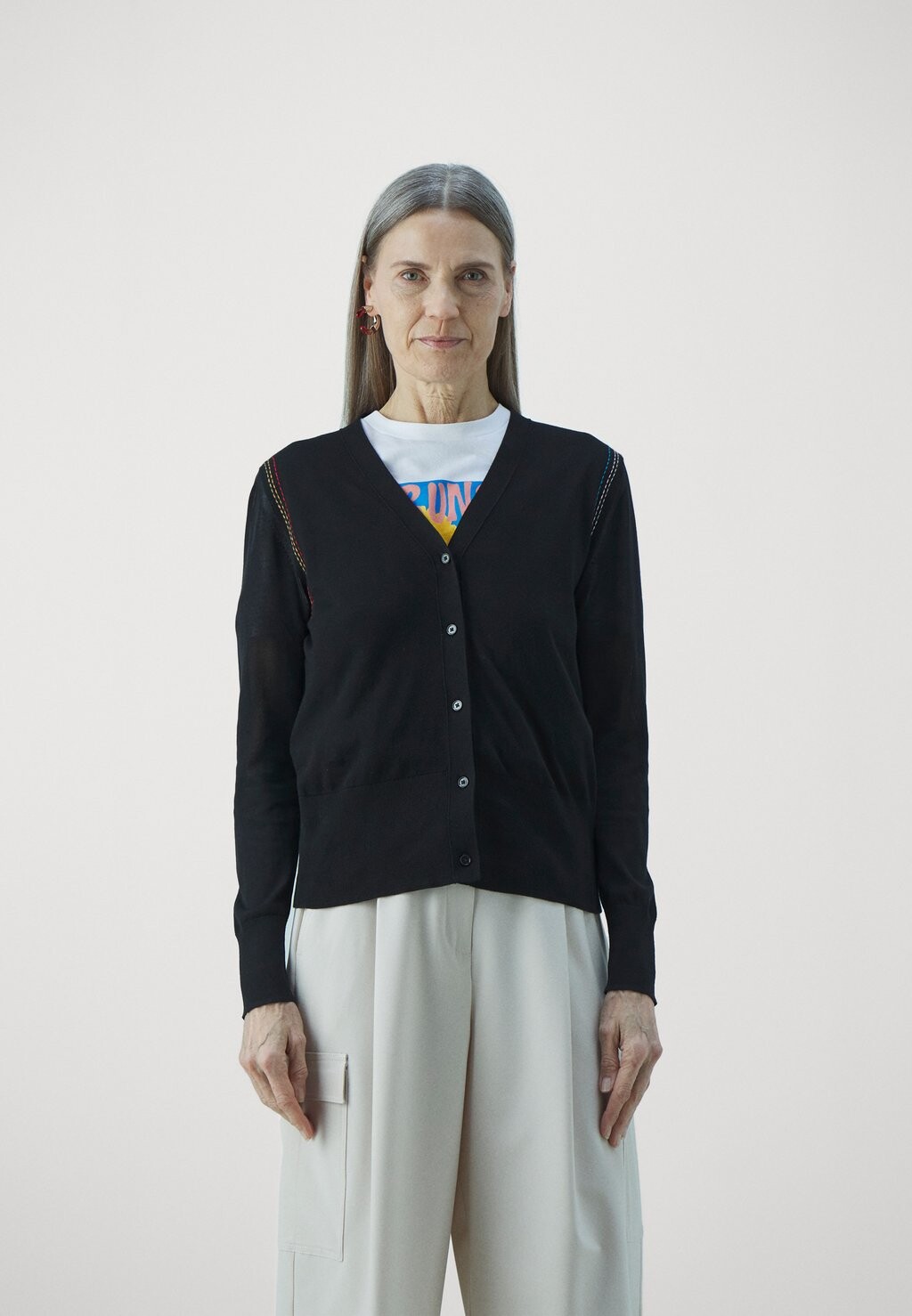 

Кардиган WOMENS CARDIGAN BUTTON THRU Paul Smith, цвет blacks