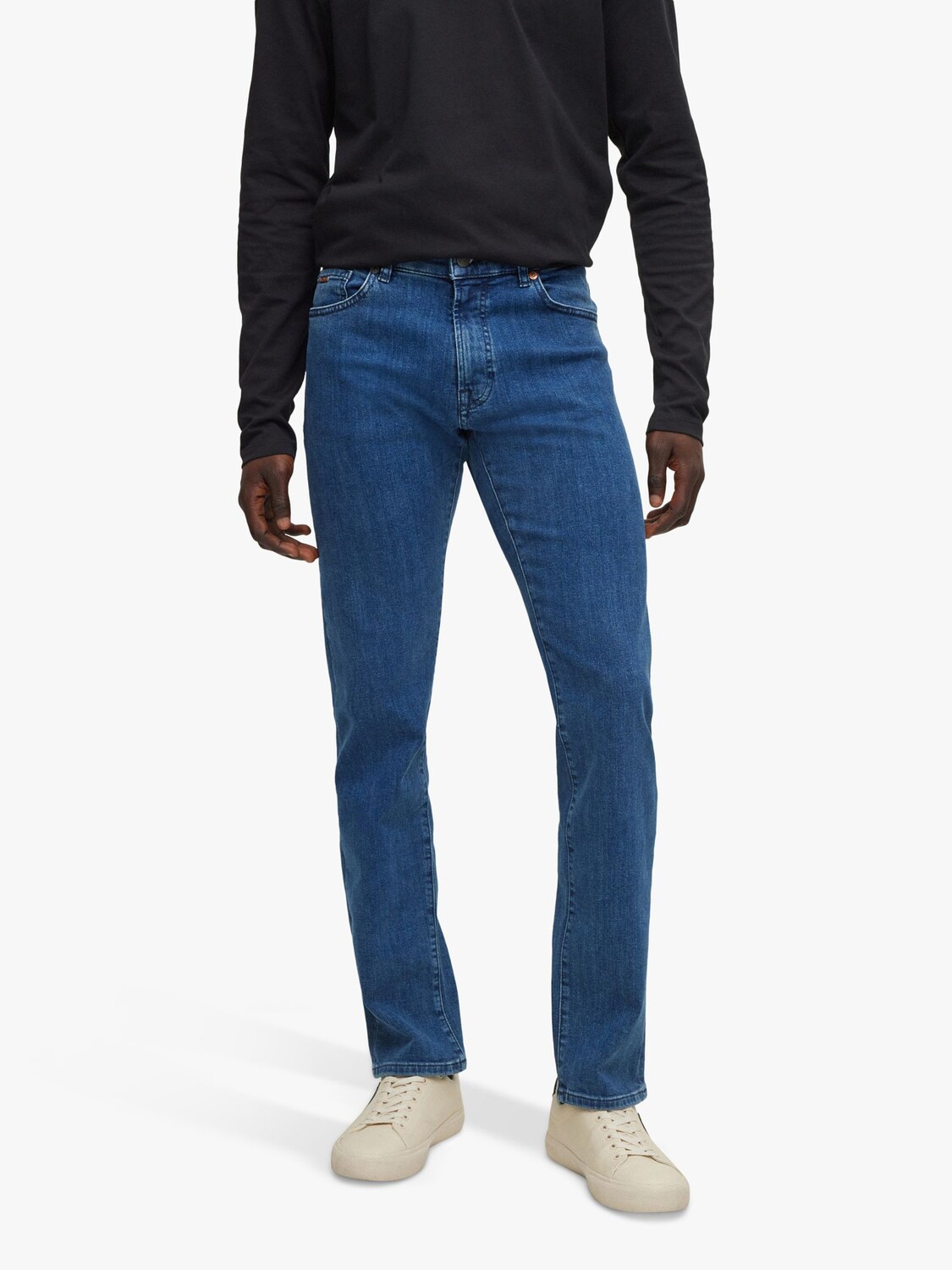 

Джинсы BOSS Maine Regular Fit, средний синий