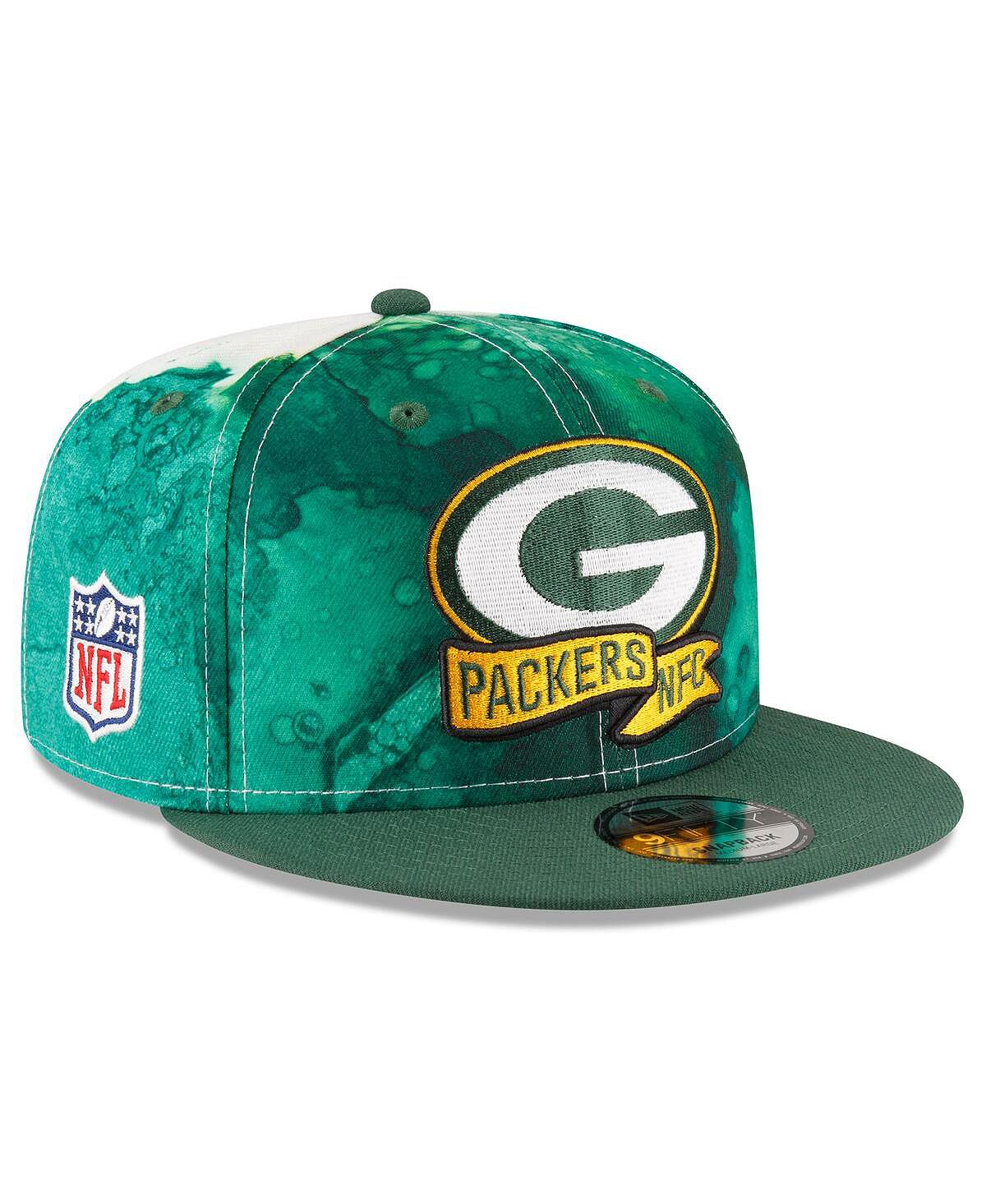 

Мужская кепка Green Bay Packers 2022 Sideline 9FIFTY Ink Dye Snapback New Era