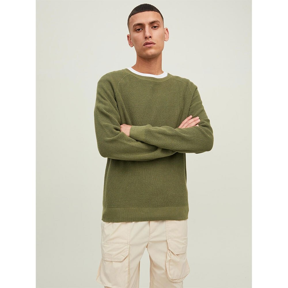 

Свитер Jack & Jones Classic Waffle Crew Neck, зеленый