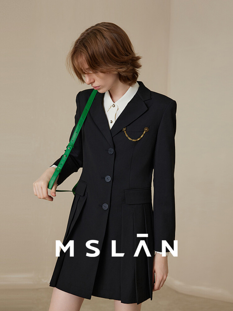 

Платье-пиджак MSlan, черный