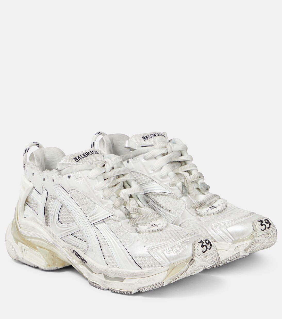 

Кроссовки runner Balenciaga, белый