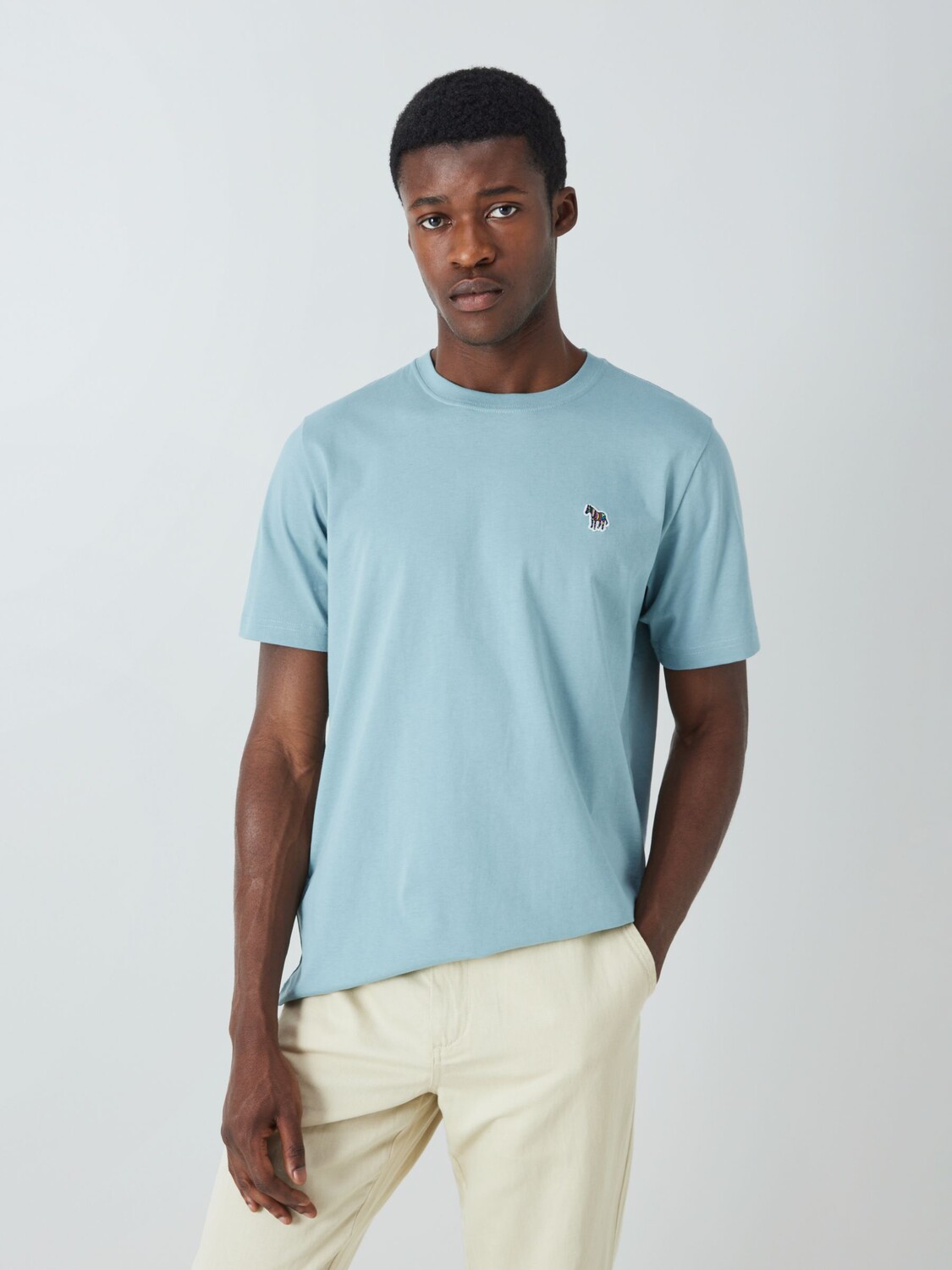 

Футболка Paul Smith Zebra из органического хлопка, цвет морской волны