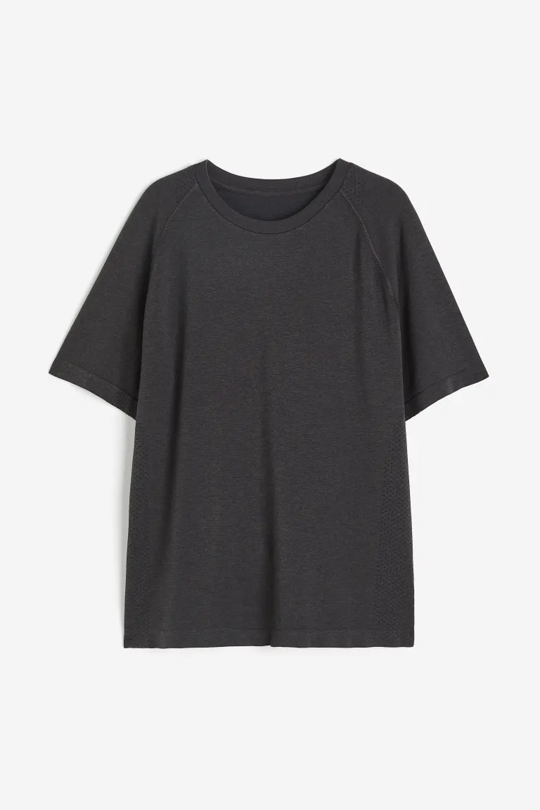 цена Бесшовная спортивная футболка drymove H&M, серый