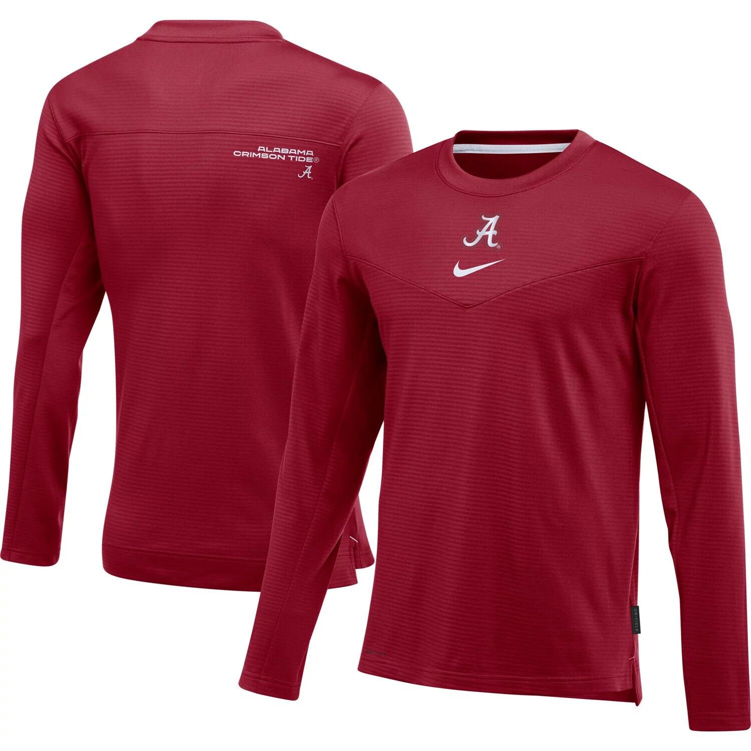 

Мужской пуловер Nike Crimson Alabama Crimson Tide Football Performance