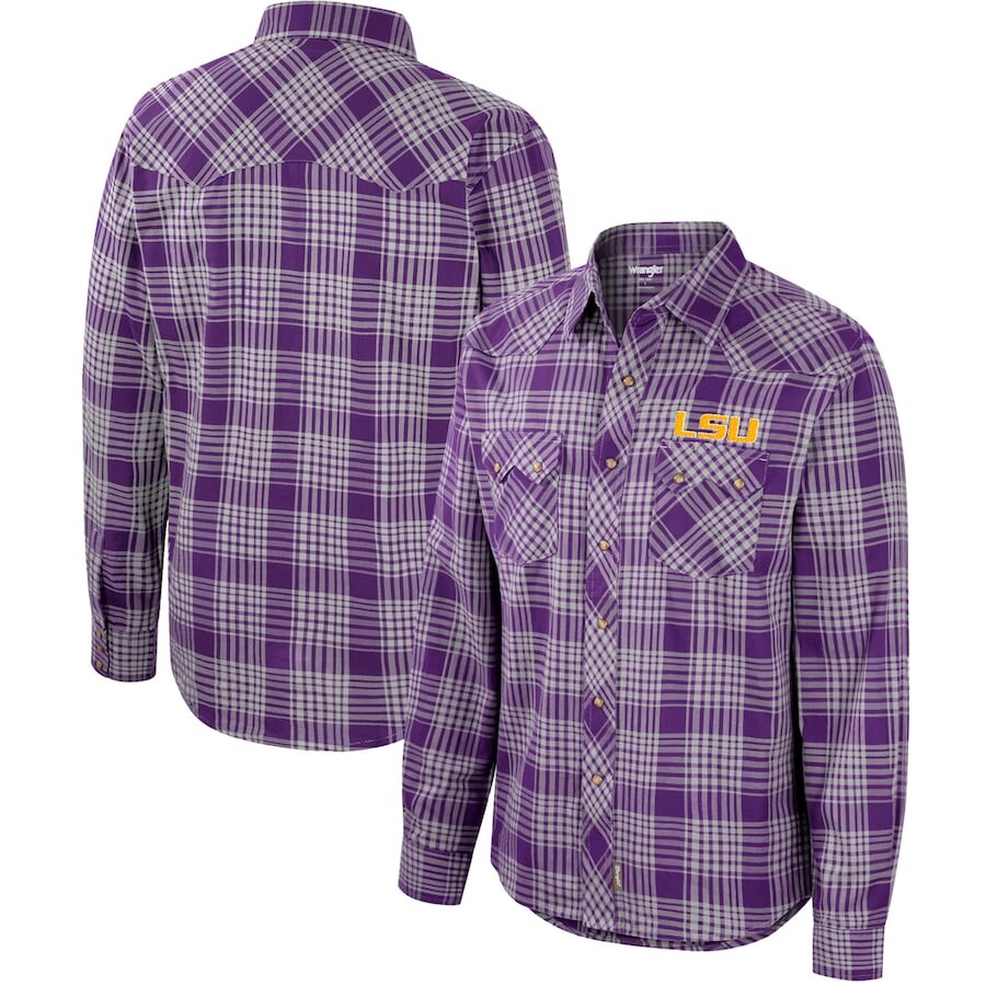 

Рубашка Wrangler Lsu Tigers, фиолетовый