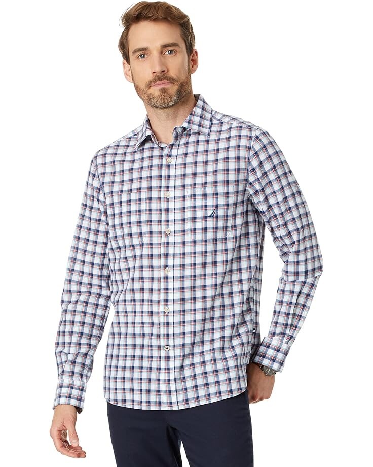 

Рубашка Nautica Plaid Shirt, белый