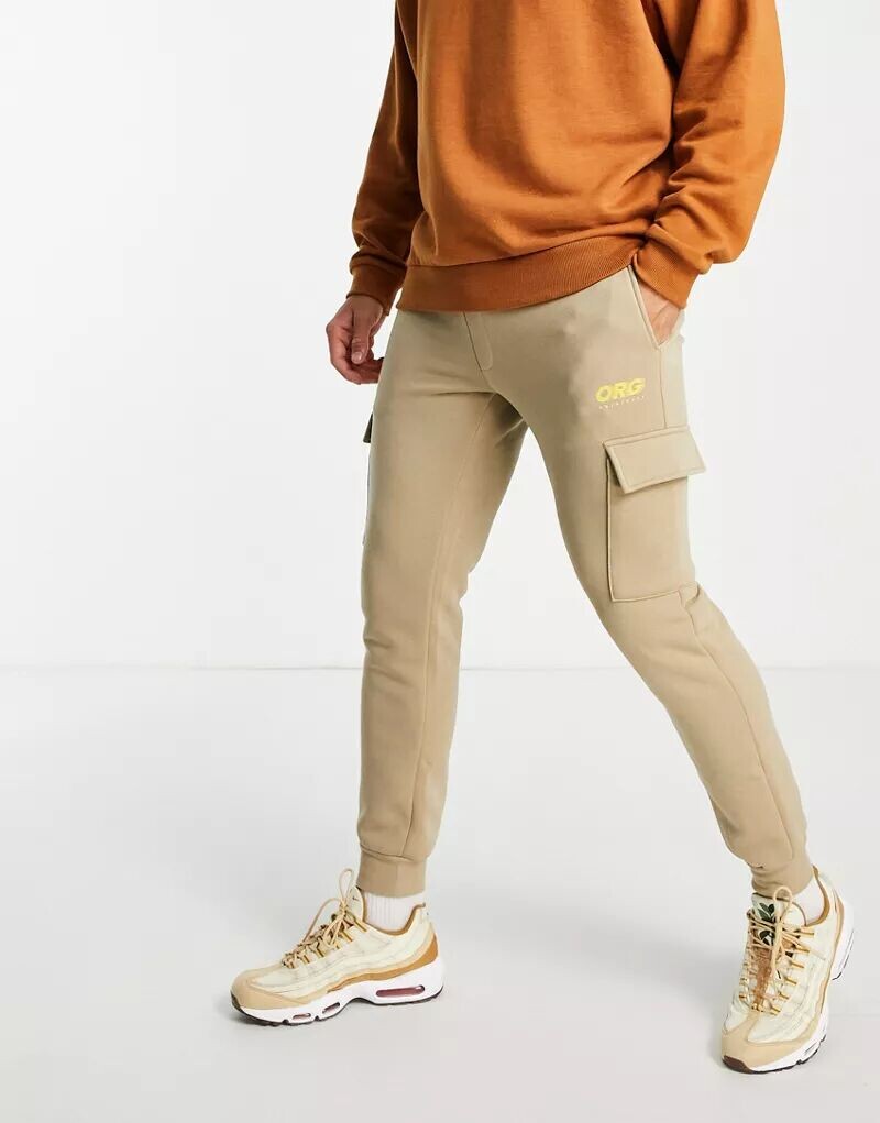 

Бежевые джоггеры-карго Jack & Jones Originals
