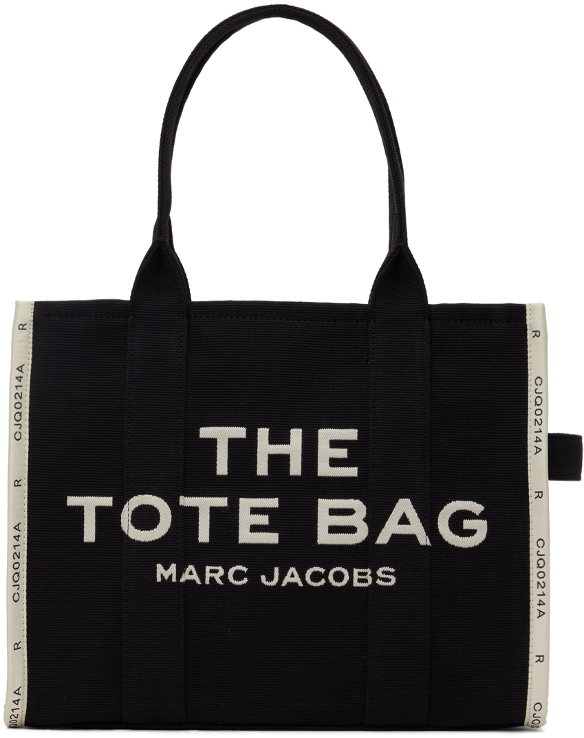 Черная большая сумка-тоут 'The Jacquard' Marc Jacobs
