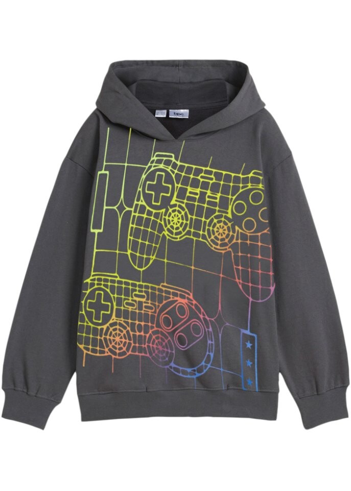 

Толстовка с капюшоном для мальчика Bpc Bonprix Collection, черный