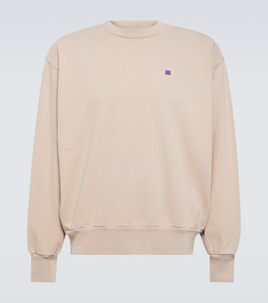 

Хлопковая толстовка для лица Acne Studios, бежевый