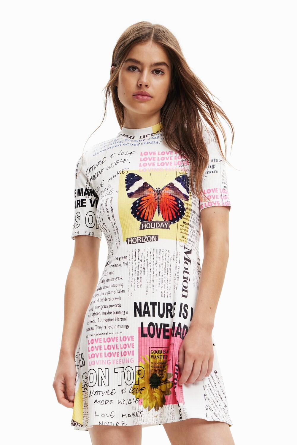 

Летнее платье Desigual, белый