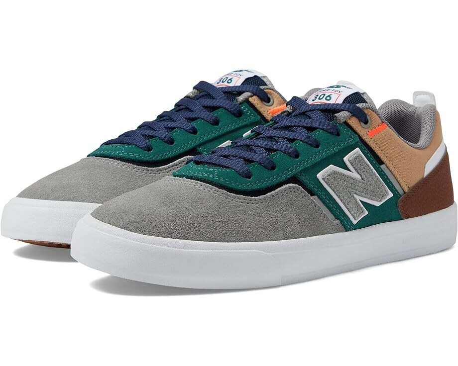 

Кроссовки New Balance Numeric Foy 306, цвет Grey/Vintage Teal