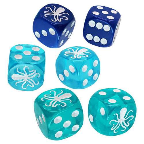 

Аксессуары Steve Jackson Games Octopus d6 Dice Set (6)