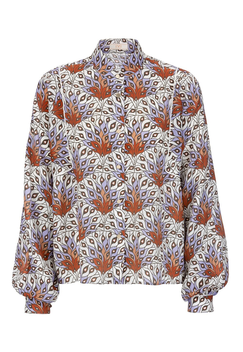 

Блузка IVI collection, разноцветный