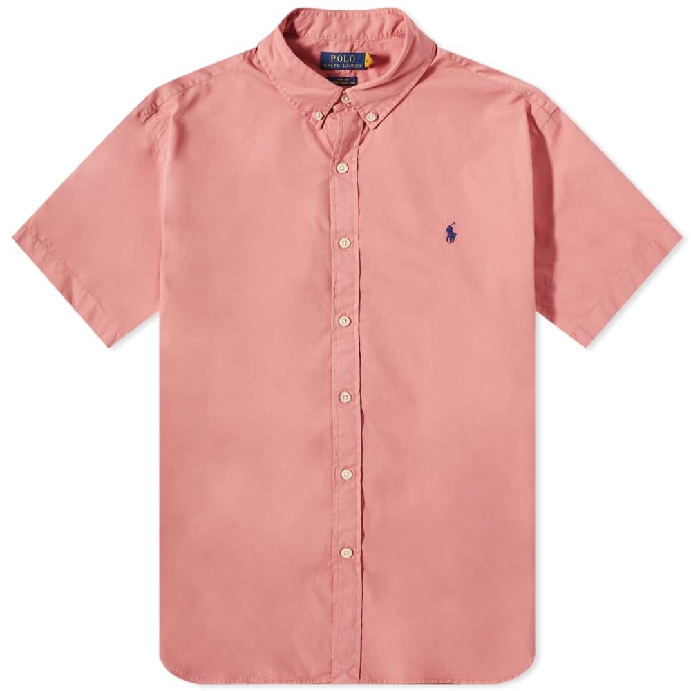 

Рубашка из полулегкого твила с короткими рукавами Polo Ralph Lauren