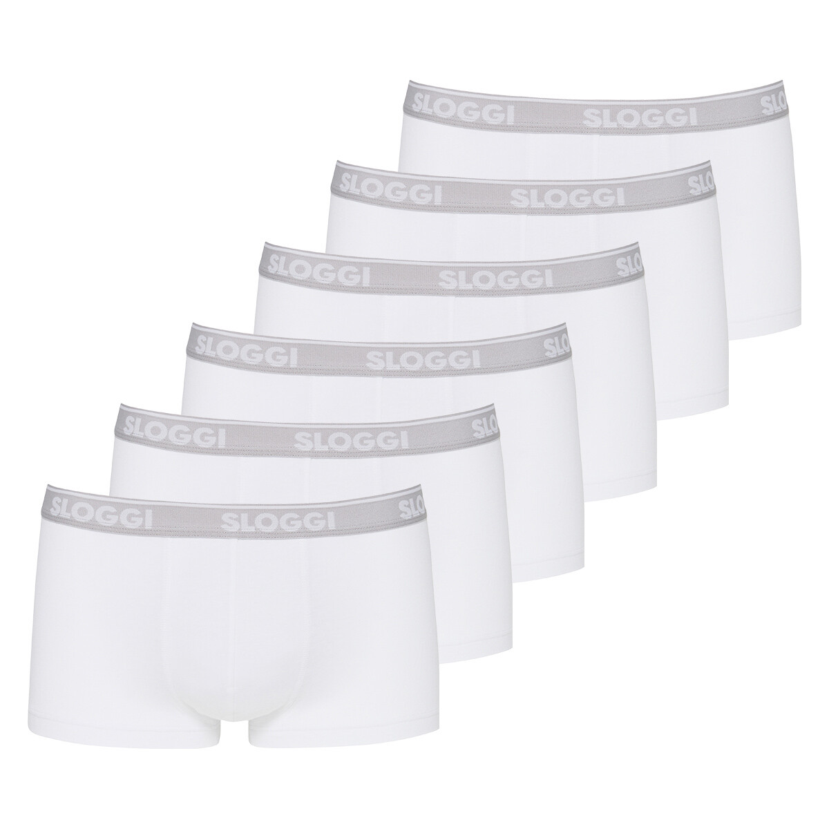 Боксеры Sloggi Boxershort 6 шт, белый