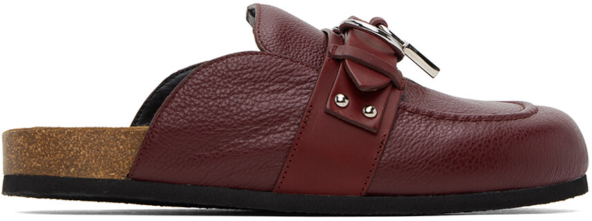 

Красные лоферы с замком JW Anderson, Красный, Красные лоферы с замком JW Anderson