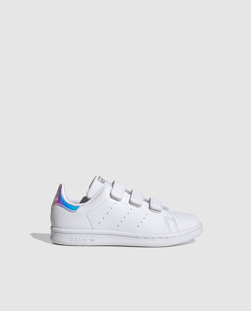 

Белые кроссовки ADIDAS для девочек на застежке-липучке adidas, белый