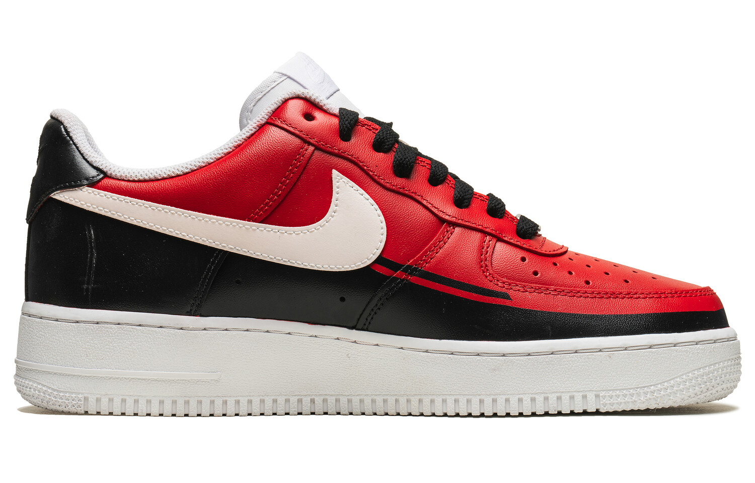 

Кроссовки Nike Air Force 1 Skateboarding Shoes Men Low-top Red/Black/White, красный