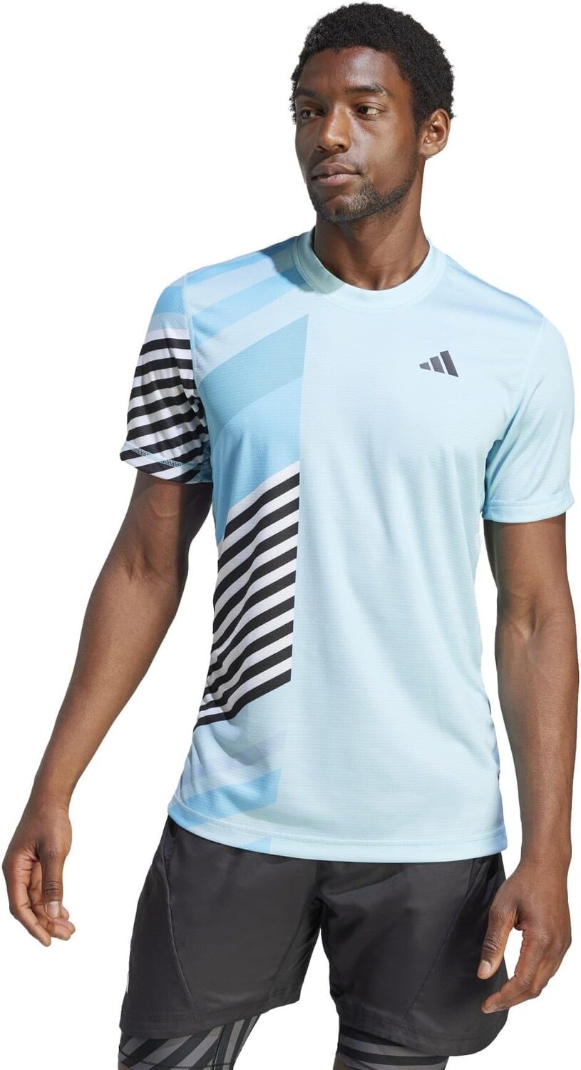 

Футболка Tennis New York Heat.RDY Freelift adidas, цвет Light Aqua