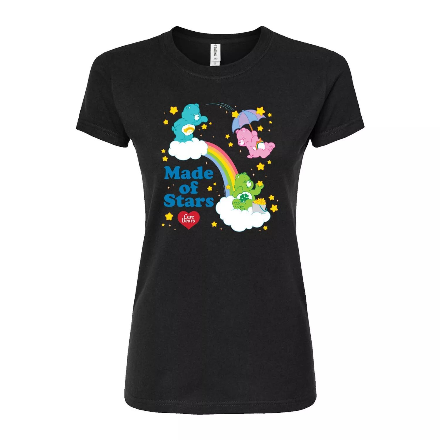 

Облегающая футболка для юниоров Care Bears Made Of Stars Licensed Character