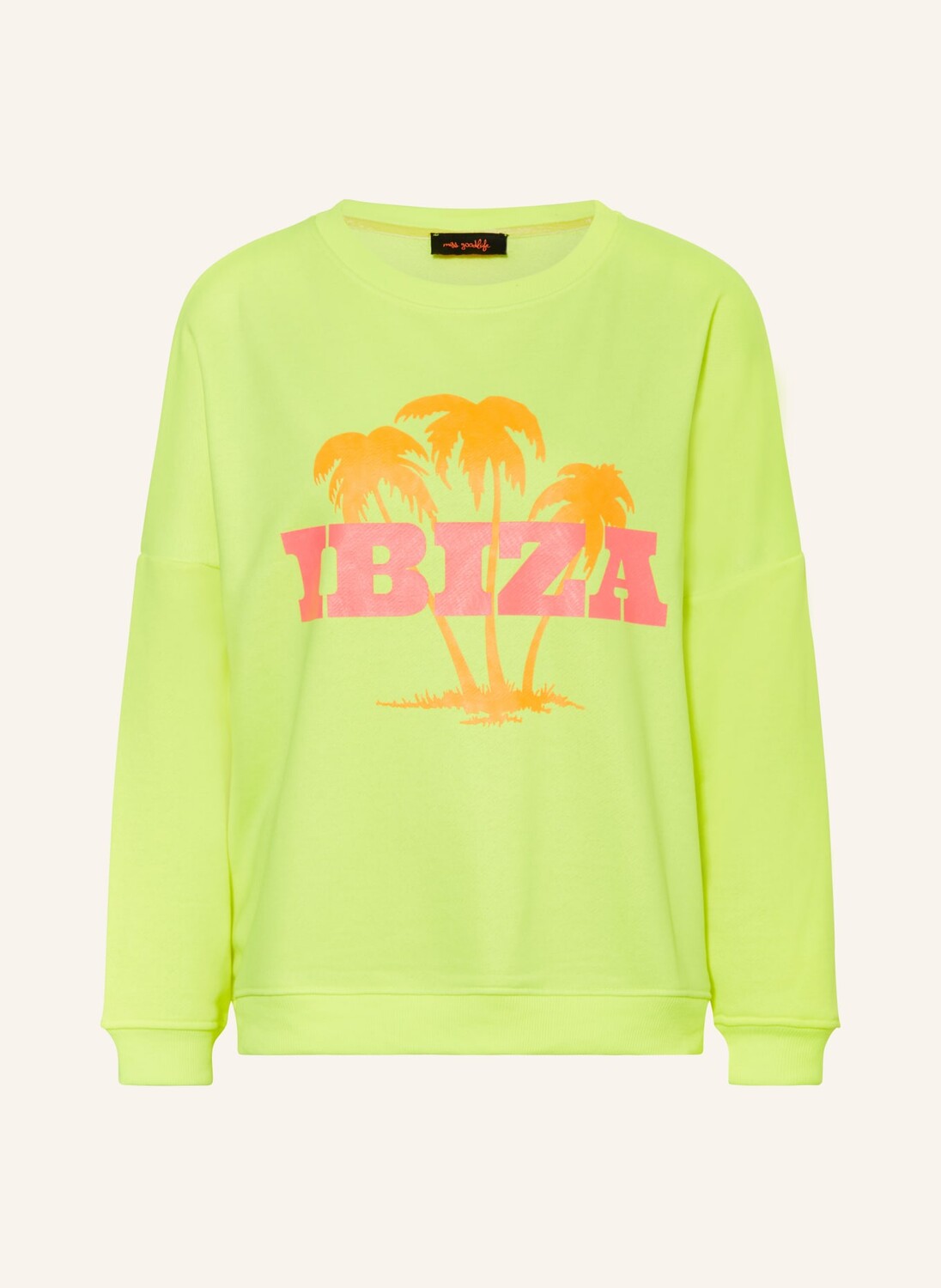 

Толстовка miss goodlife, цвет NEONGELB