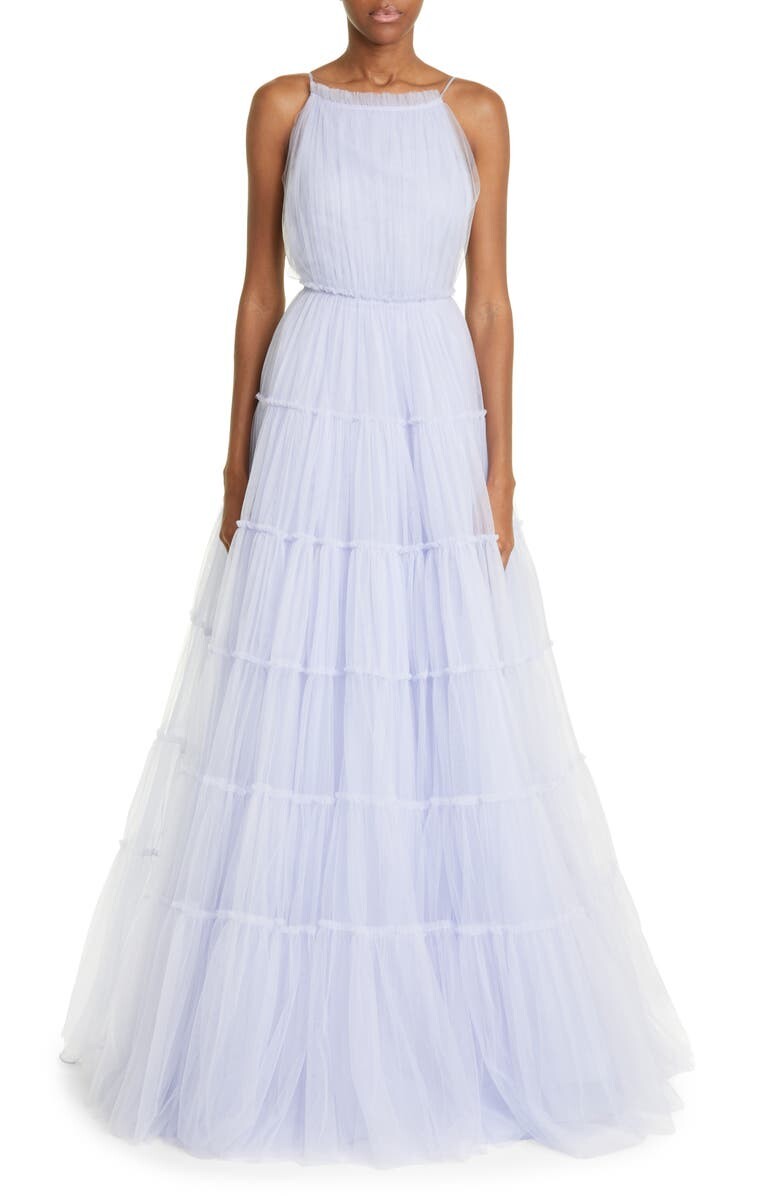 

Ярусное платье из тюля с открытой спиной JASON WU COLLECTION