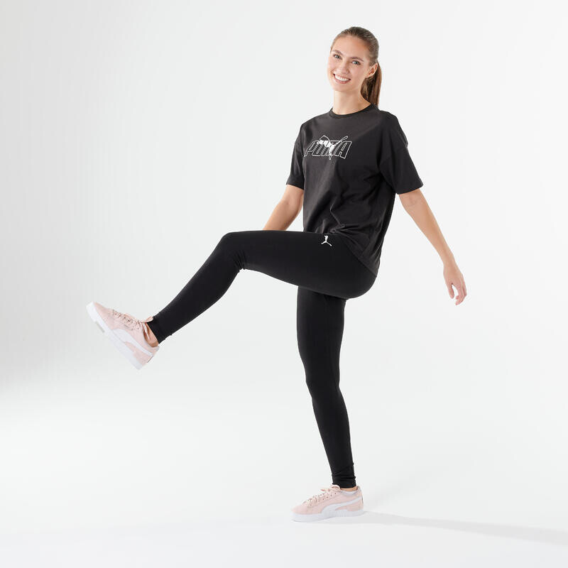 

Леггинсы женские длинные хлопковые Puma - черные