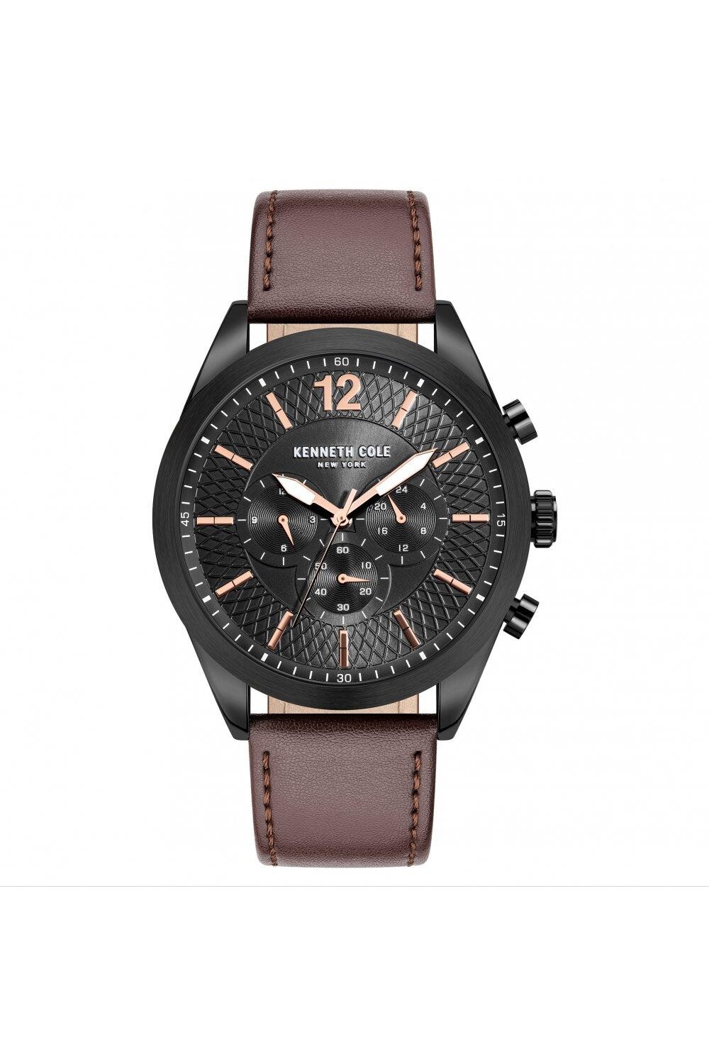 

Современные повседневные модные аналоговые кварцевые часы - Kc51085004 Kenneth Cole, черный