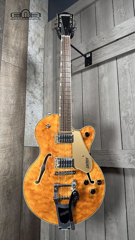 

Электрогитара Gretsch G5655T-QM Electromatic Center Block Jr. Single-Cut Quilted Maple with Bigsby, Speyside Electric Guitar 2509876542