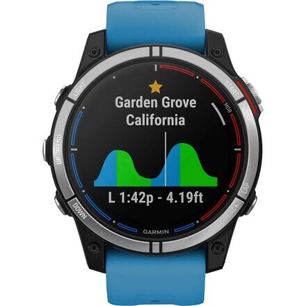 

quatix 7 — стандартная версия Garmin, черный/синий