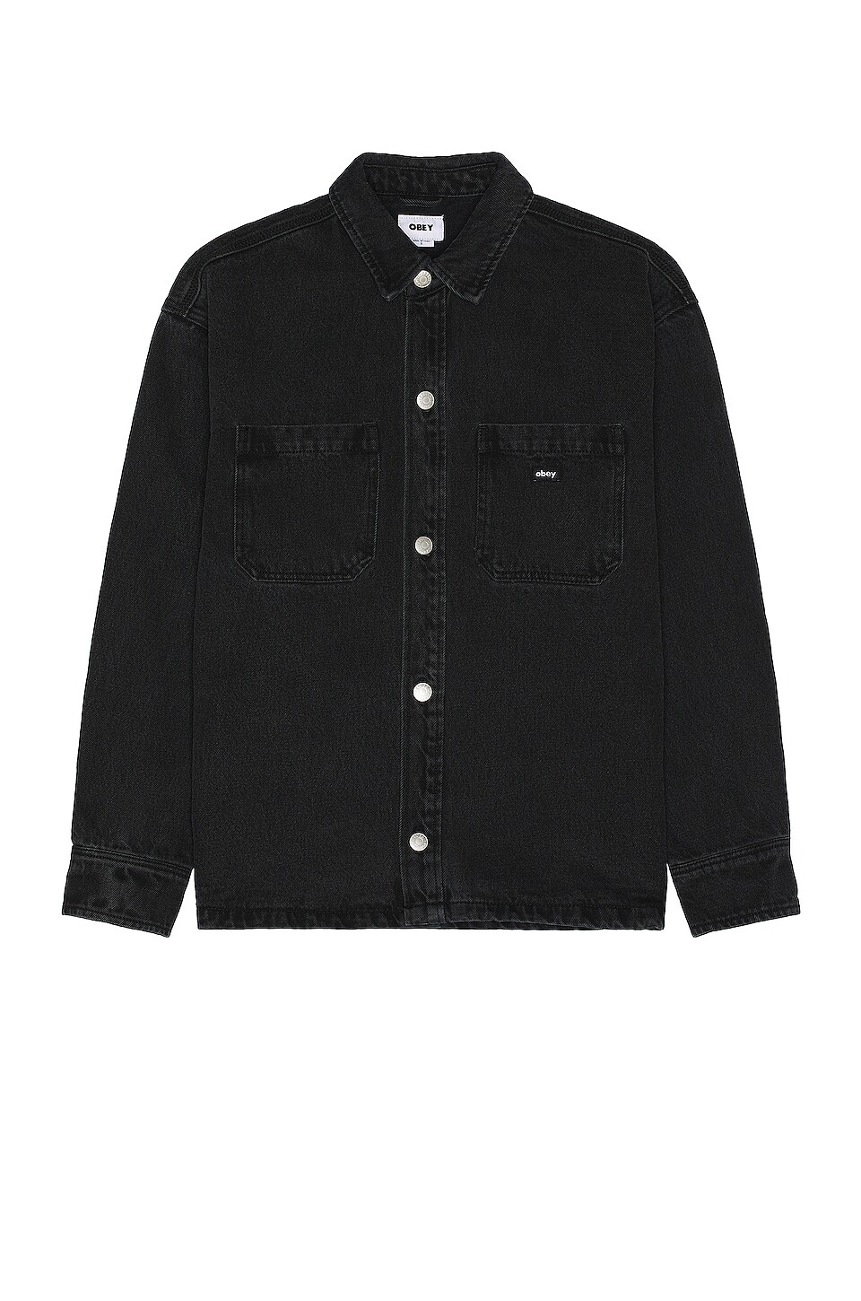 

Куртка Obey Milton Shirt, цвет Faded Black