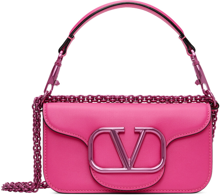 

Розовый маленький лок Сумка Valentino Garavani