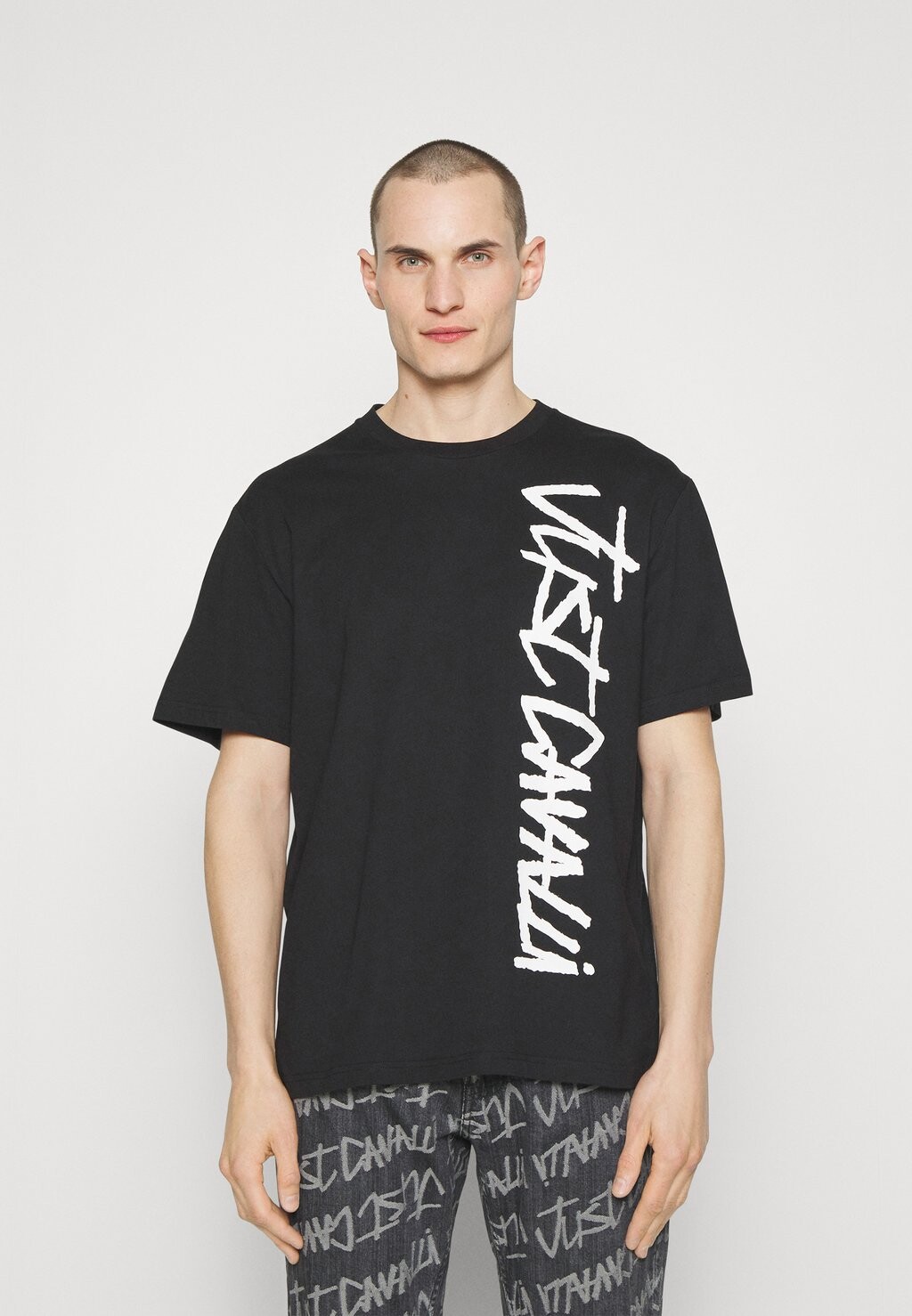 

Футболка с принтом Just Cavalli, черный