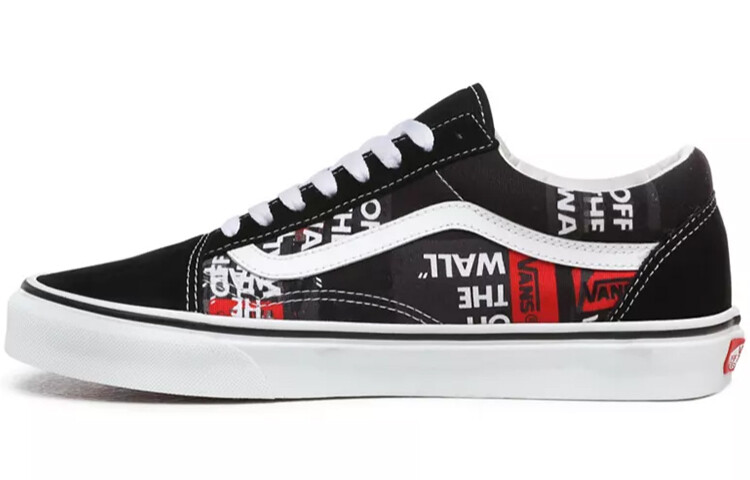 

Туфли для скейтбординга унисекс Vans Old Skool Черный/Красный