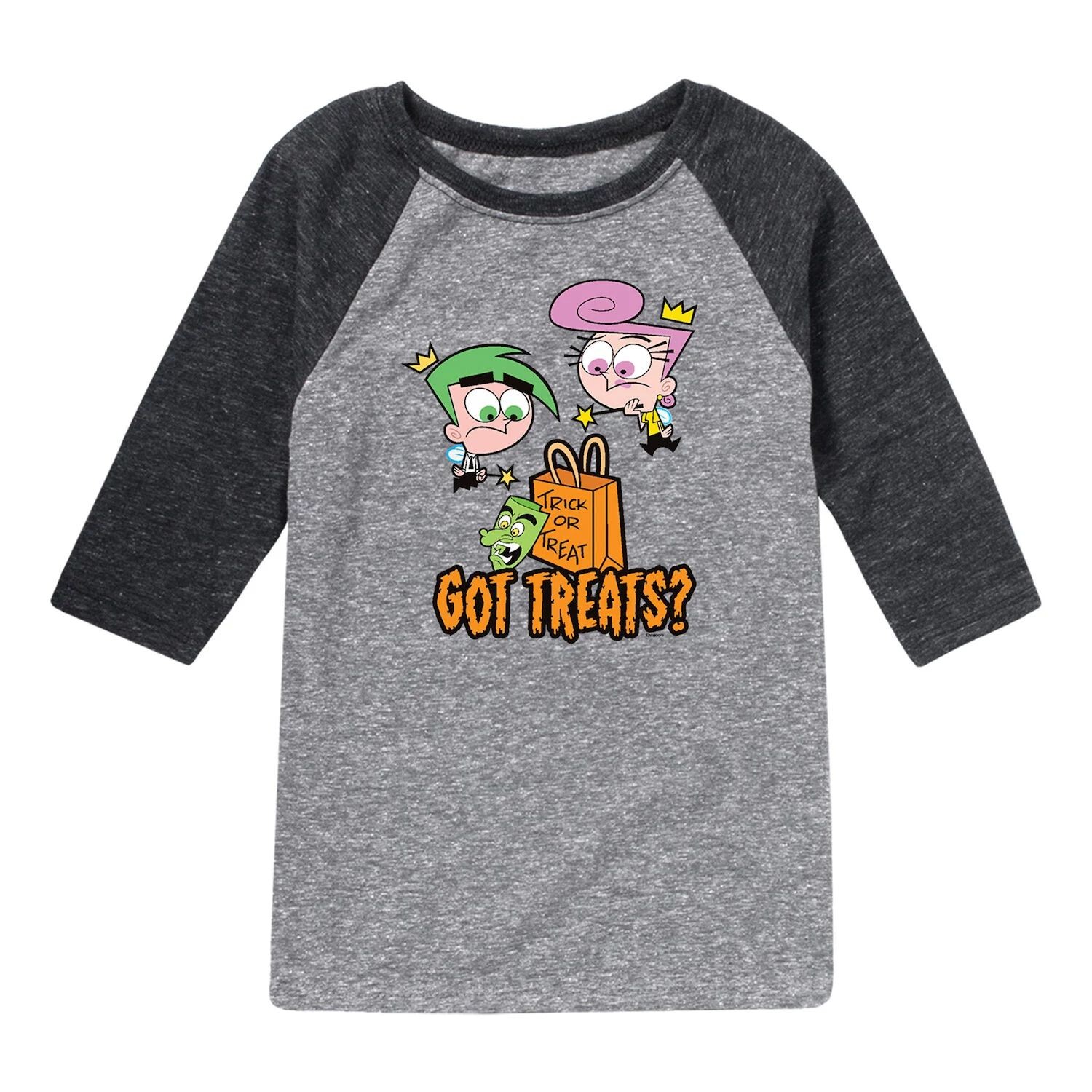 

Футболка с рисунком реглан для мальчиков 8–20 лет «Fairly Odd Родители получили угощения» Nickelodeon