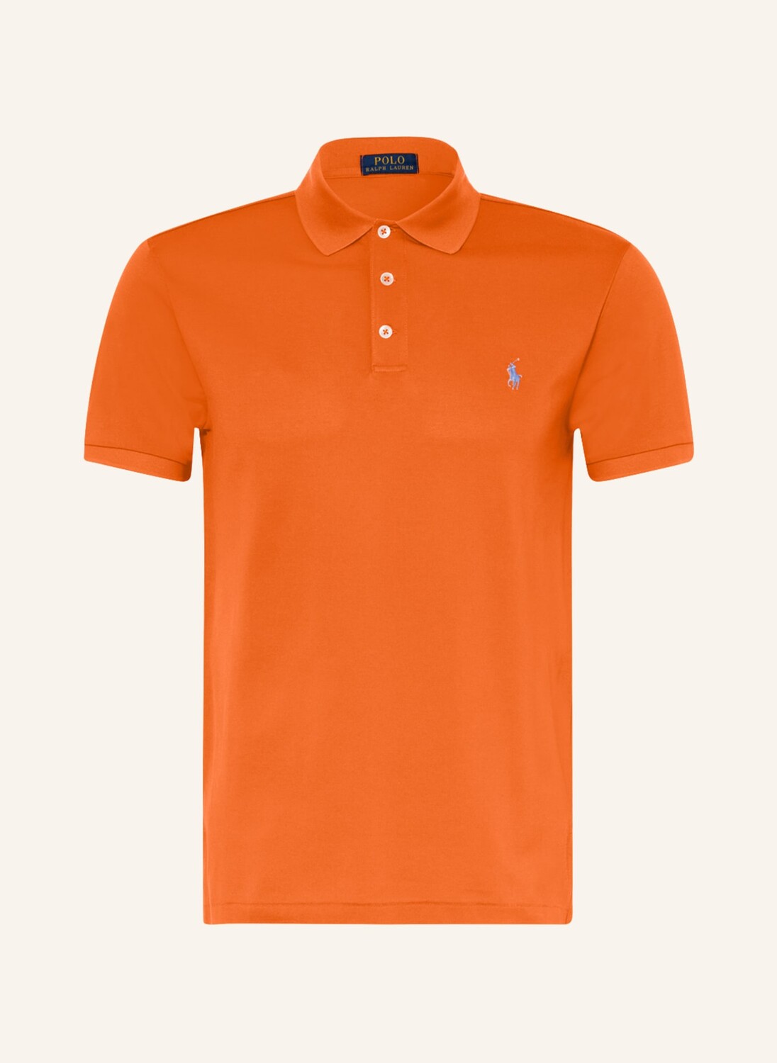 

Рубашка поло POLO RALPH LAUREN Piqué Slim Fit, оранжевый