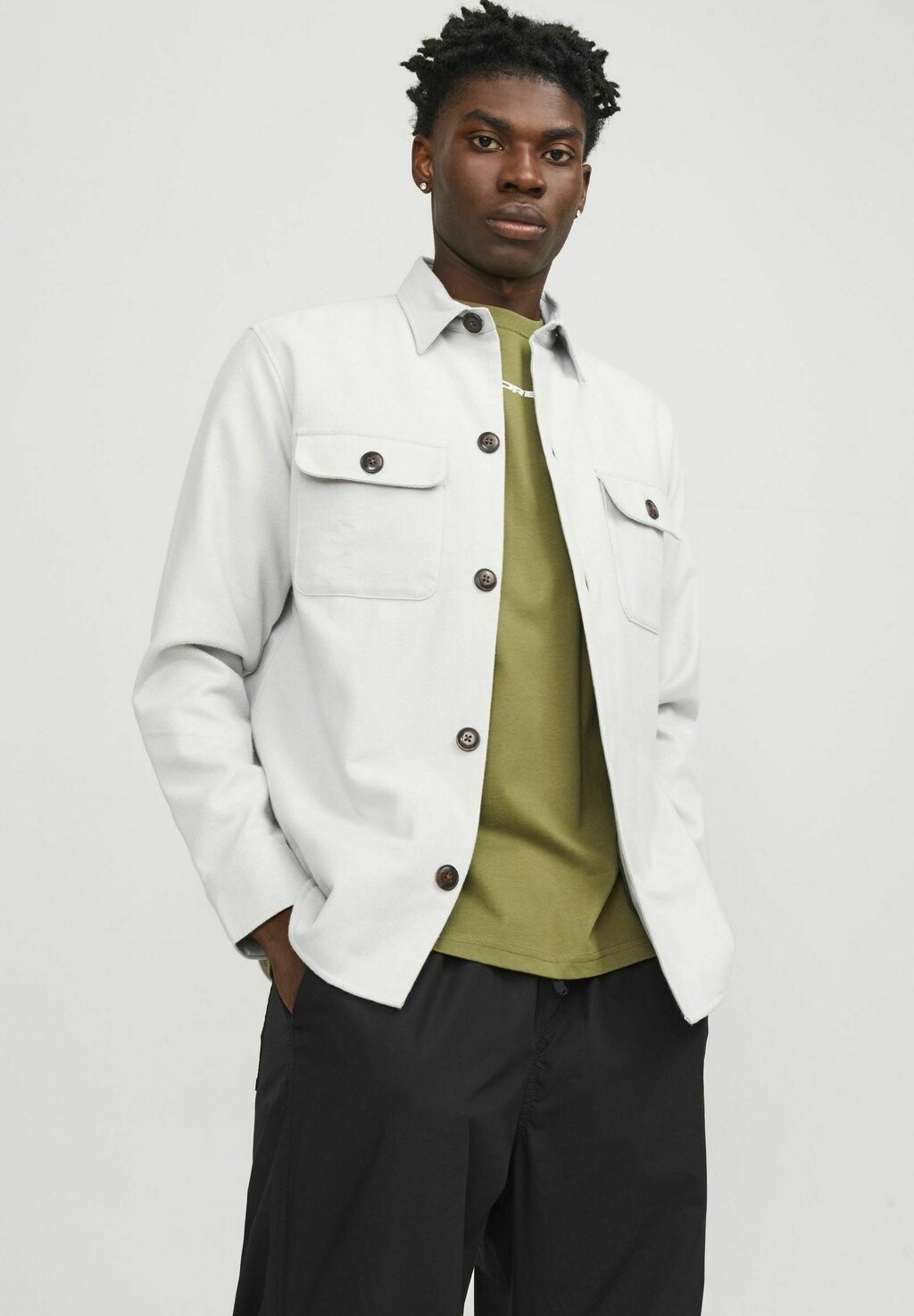 

Рубашка OVER MELANGE Jack & Jones, лунный луч