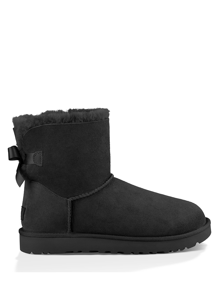 

Ботинки UGG Lammfell Mini Baily Bow, черный